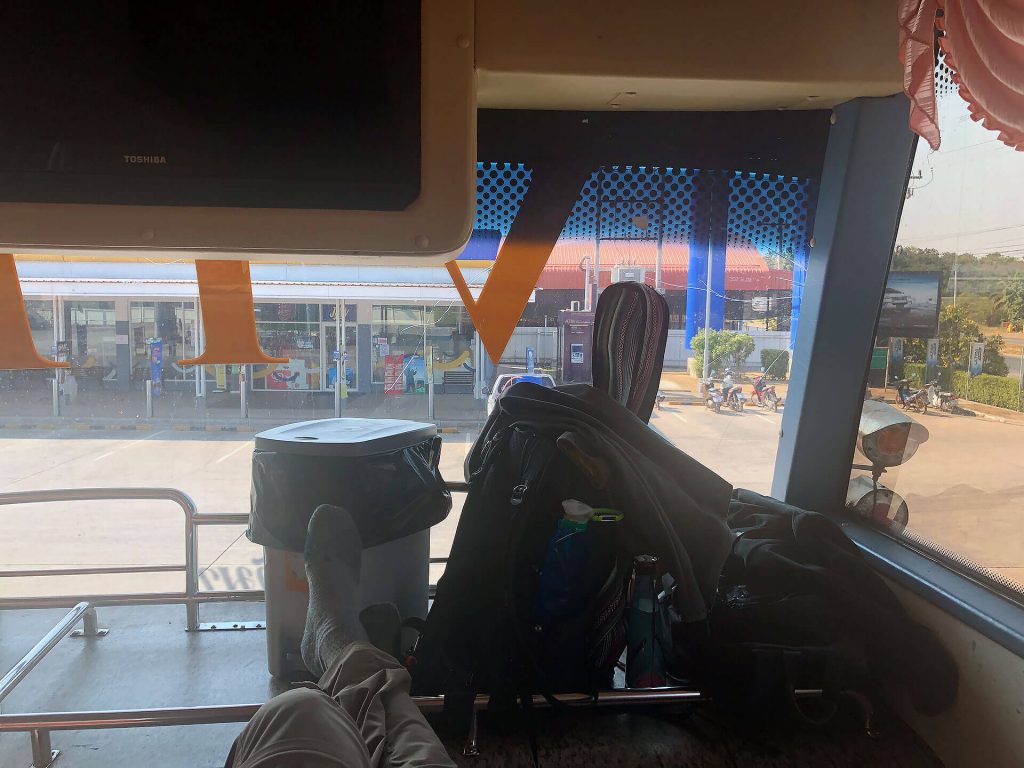 Busfahrt nach Bangkok